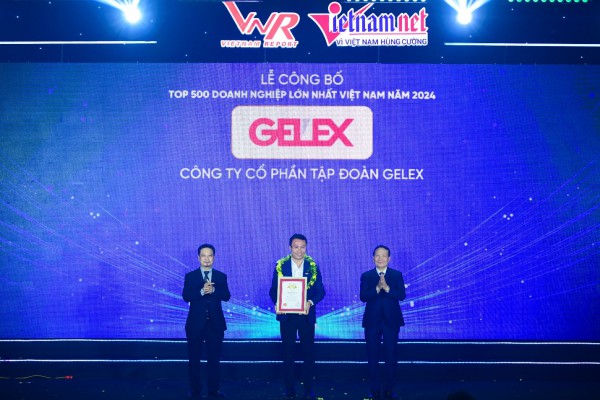 Hệ thống GELEX có 3 doanh nghiệp thuộc top VNR 500