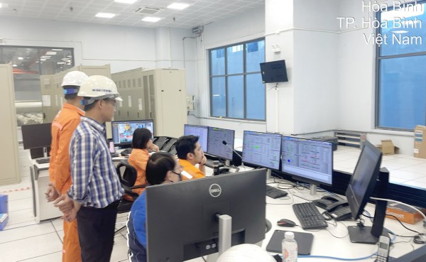 Hoà lưới thành công Tổ máy số 2 Dự án nhà máy Thủy điện Hòa Bình mở rộng Hoà lưới thành công Tổ máy số 2 Dự án nhà máy Thủy điện Hòa Bình mở rộng