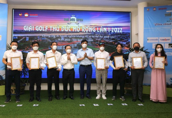 Hội Doanh nhân trẻ Việt Nam đồng tổ chức Giải Golf Thủ Đức Open lần thứ I năm 2022