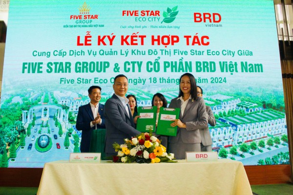 Hợp tác nâng chất lượng và vận hành quản lý Five Star Eco City