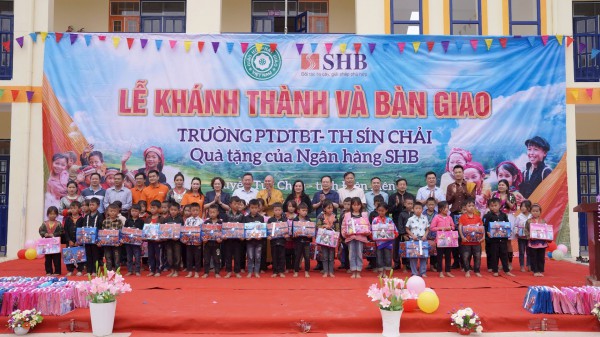 Khánh thành 2 công trình lớp học tại Điện Biên trị giá 12,5 tỷ đồng do SHB tài trợ