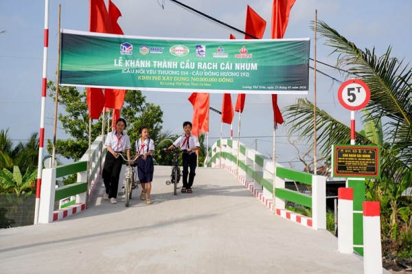 Khánh thành Cầu Rạch Cái Nhum – điểm tựa giao thông mới cho vùng đất Cà Mau
