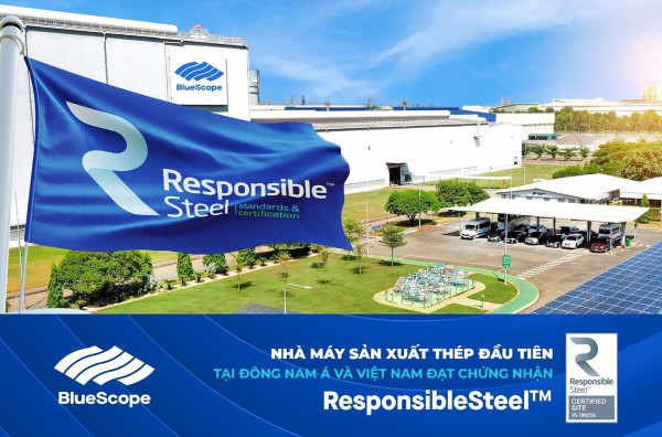 NS BlueScope Việt Nam ‘ấp ủ’ trở thành ‘người truyền lửa’ sản xuất thép có trách nhiệm