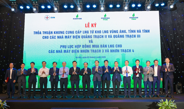PV GAS ký kết các thỏa thuận LNG quy mô lớn, mở rộng hạ tầng cung ứng khí PV GAS ký kết các thỏa thuận LNG quy mô lớn, mở rộng hạ tầng cung ứng khí