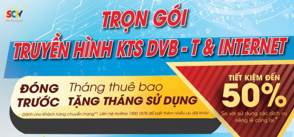 SCTV cung cấp dịch vụ truyền hình số DVB-T2 tại TP. Hồ Chí Minh
