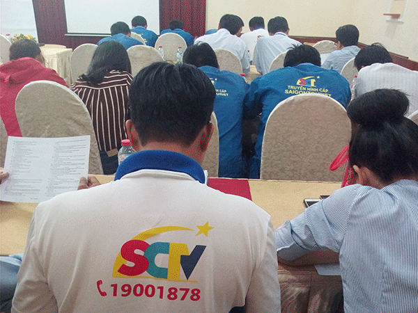 SCTV tập huấn kế hoạch định hướng phát triển 200.000 khách hàng internet cho CB-CNV