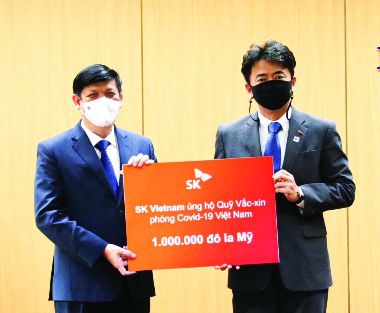 Tập đoàn SK đóng góp 1 triệu USD vào Quỹ Vaccine Việt Nam