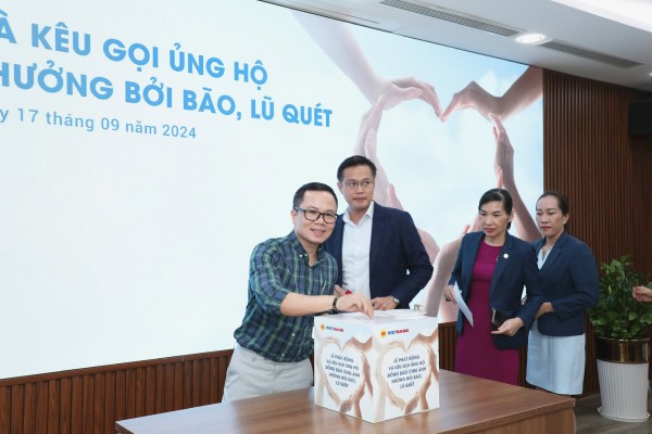 Tập thể Vietbank quyên góp hơn 700 triệu tại Lễ phát động kêu gọi ủng hộ đồng bào bị thiên tai