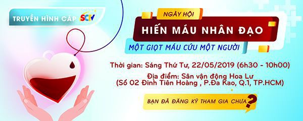 Thư kêu gọi hiến máu nhân đạo (Năm 2019)