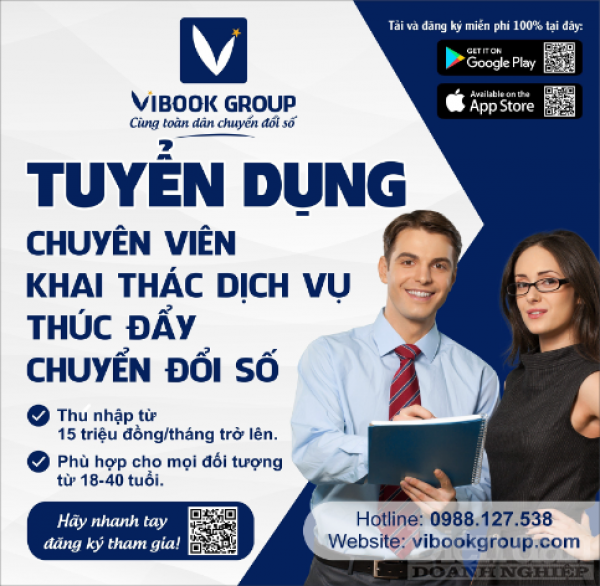 VIBOOK GROUP – tiên phong tuyển dụng ứng viên đào tạo thúc đẩy chuyển đổi số