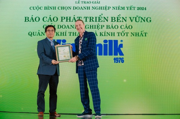 Vinamilk đạt giải cao nhất về các phát triển bền vững và quản trị