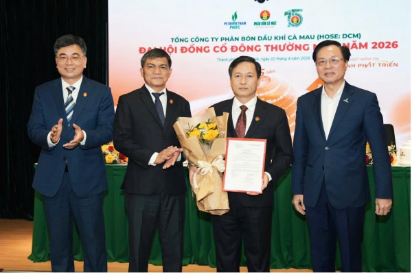 ĐHĐCĐ 2026: PVCFC kiện toàn bộ máy quản trị hướng tới tăng trưởng bền vững
