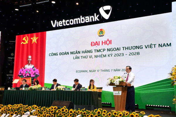 Đại hội Công đoàn Vietcombank lần thứ VI, nhiệm kỳ 2023 – 2028 thành công tốt đẹp