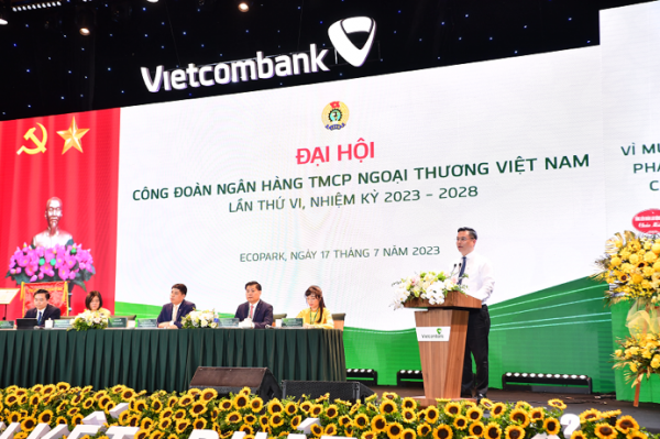 Đại hội Công đoàn Vietcombank lần thứ VI, nhiệm kỳ 2023 – 2028 thành công tốt đẹp