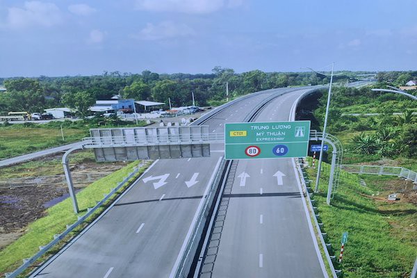 Cao tốc Trung Lương – Mỹ Thuận theo phương thức PPP chính thức thông xe