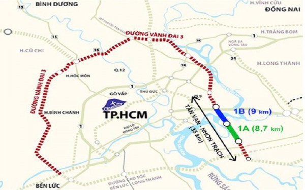 Dự án đường vành đai 3 TP.HCM: Lo ngại thiếu vật liệu cát xây và san lấp Dự án đường vành đai 3 TP.HCM: Lo ngại thiếu vật liệu cát xây và san lấp
