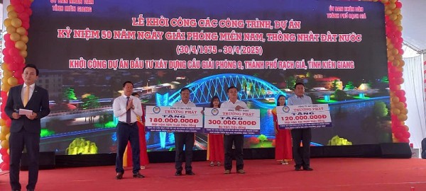 Khởi công xây cầu 870 tỷ đồng chào mừng ngày 30/4 ở TP Rạch Giá