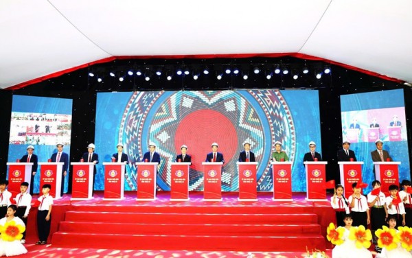 Nghệ An: Khởi công đồng loạt trường phổ thông nội trú liên cấp vùng biên giai đoạn 2