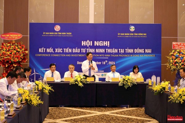 Ninh Thuận - Đồng Nai: Hợp tác đầu tư, phát triển kinh tế-xã hội hai địa phương