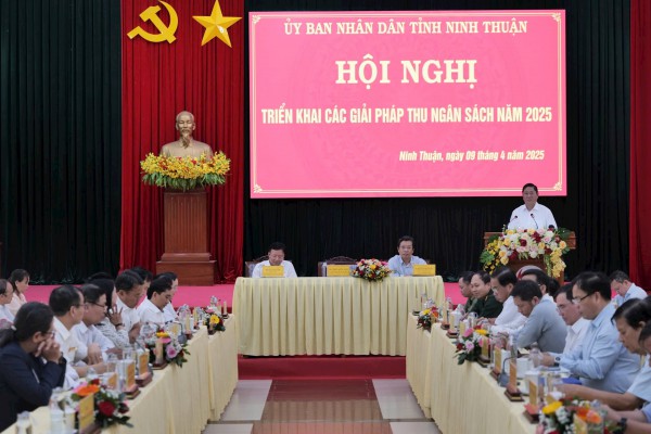 Ninh Thuận tìm giải pháp thu ngân sách năm 2025