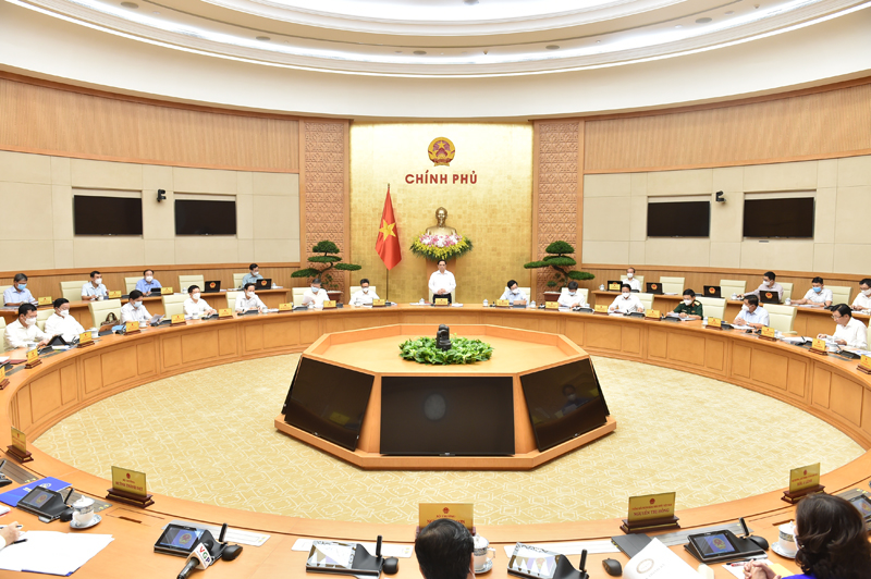 TIN NÓNG CHÍNH PHỦ: Nghị quyết phiên họp Chính phủ thường kỳ tháng 6 năm 2021