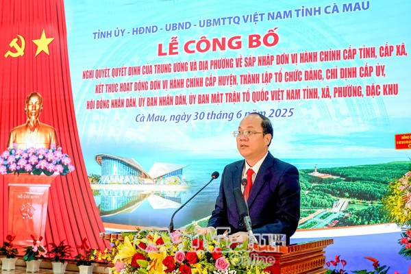 Đại hội XIV của Đảng: Khơi dậy nội lực, thúc đẩy Cà Mau phát triển bền vững