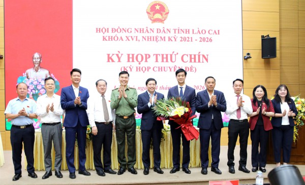 Ông Phan Trung Bá được bầu giữ chức Phó Chủ tịch UBND tỉnh Lào Cai nhiệm kỳ 2021-2026