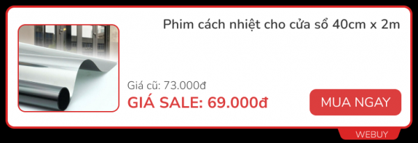 5 vật dụng chống nóng và cách nhiệt cho hè nhà nào cũng cần, nhiều món giảm giá đến 40%