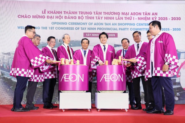 Tập đoàn AEON khánh thành trung tâm thương mại thứ 8 tại Việt Nam Tập đoàn AEON khánh thành trung tâm thương mại thứ 8 tại Việt Nam