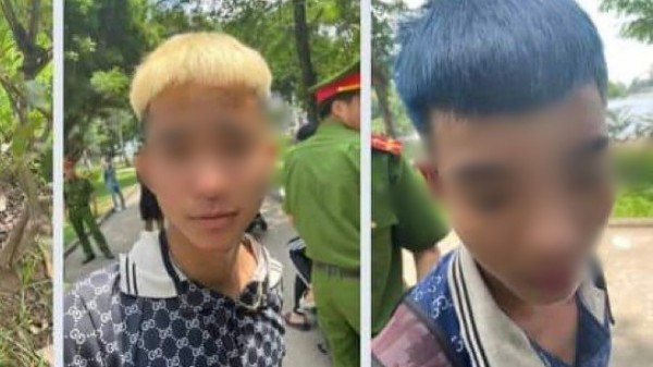 Bắt thêm 2 đối tượng trong "băng cướp nhí"cướp tài sản người đi đường ở Hà Nội