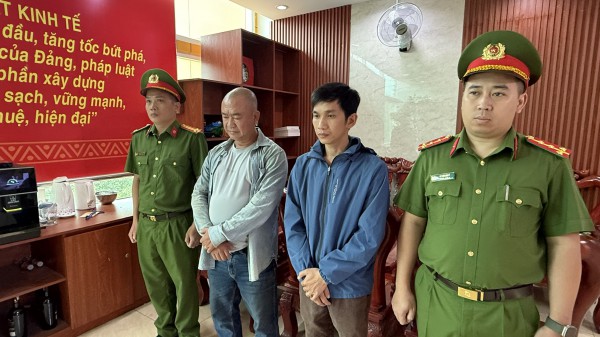 Công an tỉnh Đắk Lắk bắt 2 bị can buôn bán hàng giả, trốn thuế