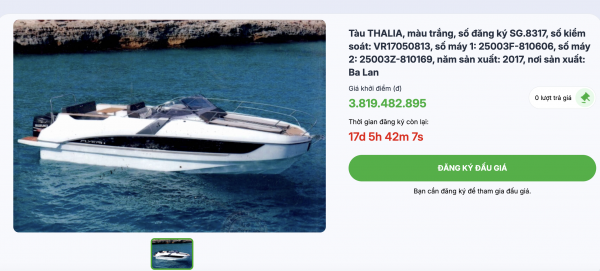 Du thuyền The Reverie Saigon của bà Trương Mỹ Lan 'rao bán' giá 38,7 tỉ đồng