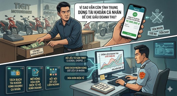 Dùng tài khoản cá nhân che giấu doanh thu để trốn thuế, bịt kẽ hở cách nào?