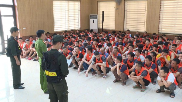 Khởi tố 196 bị can chọi gà tại Trường gà quốc tế Viêng Xay