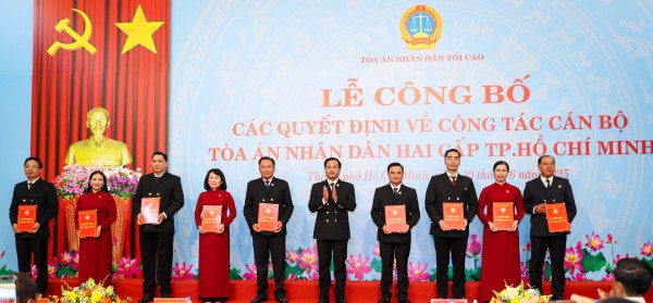 Nhân sự TAND TP.HCM mới và 19 tòa khu vực Nhân sự TAND TP.HCM mới và 19 tòa khu vực