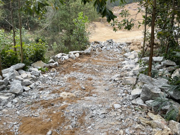 Quảng Ninh: Ngang nhiên san gạt đất rừng để xây nghĩa trang trái phép