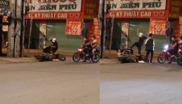 TP.HCM: Công an xác minh clip nhóm người giằng co, đánh túi bụi nam thanh niên