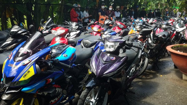 TP.HCM: Đưa hơn 100 xe máy 