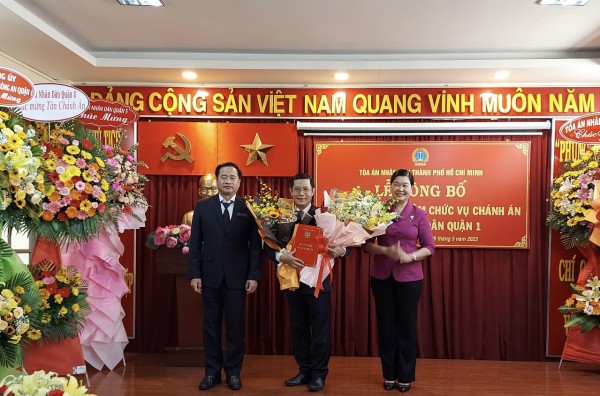 TP.HCM: Ông Nguyễn Quang Huynh được bổ nhiệm làm Chánh án TAND Q.1