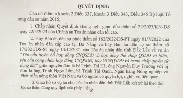 Tranh chấp mảnh đất mua bán bằng 'giấy viết tay', 3 lần xét xử chưa hồi kết