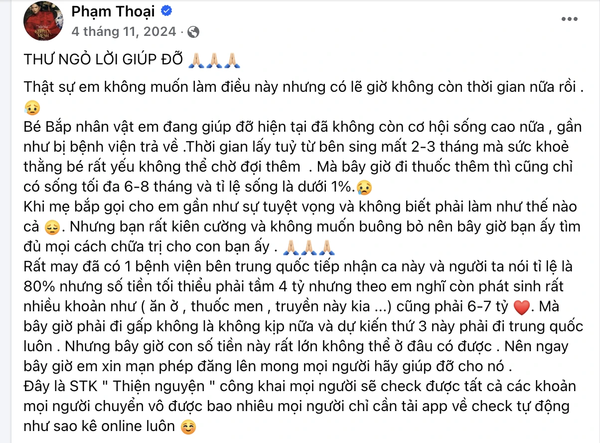 Vụ TikToker Phạm Thoại: Có thể tố giác để công an xác minh số tiền từ thiện