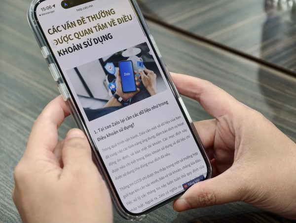 Yêu cầu của Zalo và khoảng trống pháp luật dữ liệu cá nhân