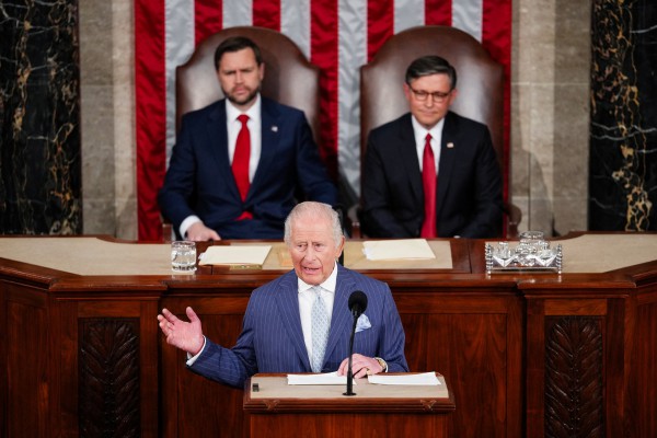 Bài phát biểu lịch sử của Vua Charles trước Quốc hội Mỹ