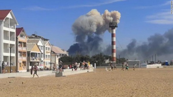 CNN: Ukraine đứng sau 3 vụ nổ nhằm vào các cơ sở quân sự Nga ở Crimea
