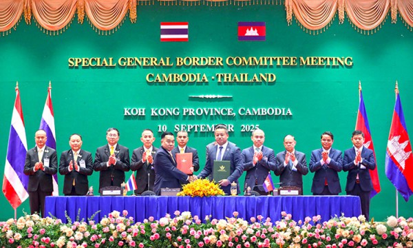 Campuchia, Thái Lan ký loạt thỏa thuận trong cuộc họp ủy ban biên giới