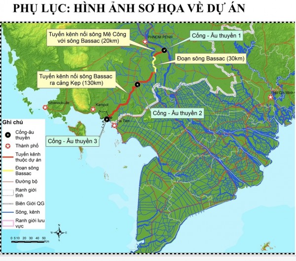 Campuchia sẽ khởi công kênh đào Funan Techo vào tháng 8