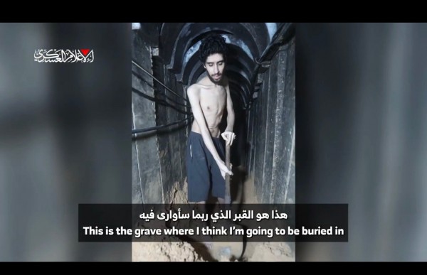 Công bố hình ảnh con tin 'tự đào huyệt', Hamas ra điều kiện với Israel Công bố hình ảnh con tin 'tự đào huyệt', Hamas ra điều kiện với Israel