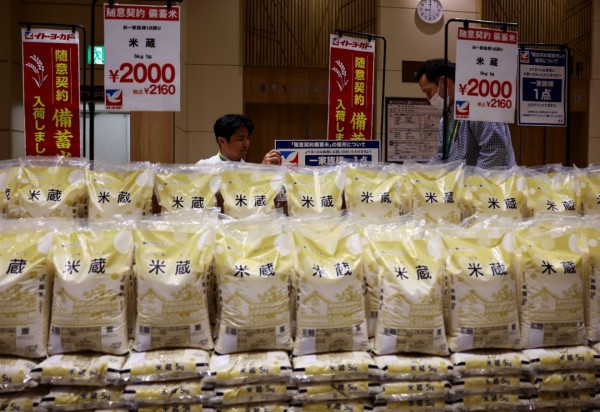 Giá gạo ở Nhật Bản tăng gần 91% Giá gạo ở Nhật Bản tăng gần 91%