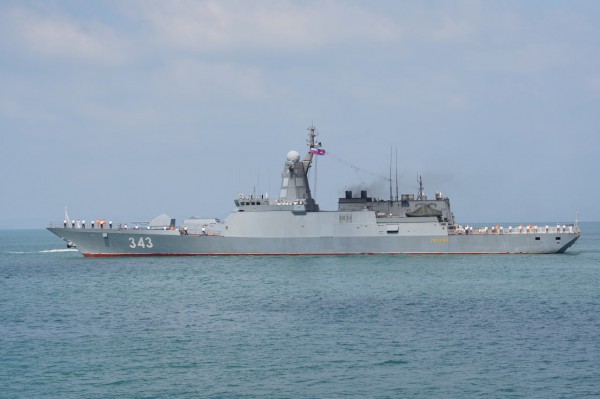 Hai tàu chiến Hạm đội Thái Bình Dương của Nga cập cảng Sihanoukville ở Campuchia