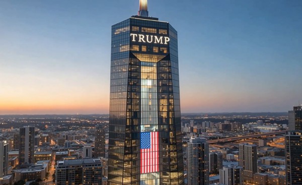 Hé lộ thiết kế thư viện ông Trump: tạc tượng vàng, đặt chuyên cơ Không lực Một